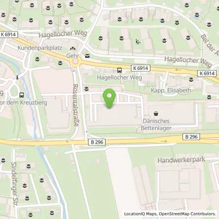 Standortübersicht der Tankstelle ALDI SÜD in 72070 Tübingen