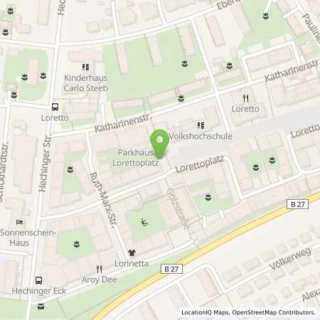 Standortübersicht der Tankstelle Stadtwerke Tübingen GmbH in 72072 Tübingen