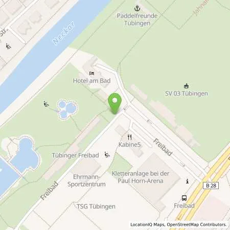 Standortübersicht der Tankstelle Stadtwerke Tübingen GmbH in 72072 Tübingen