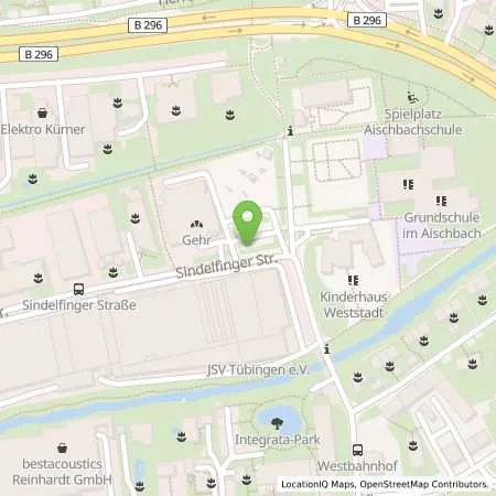 Standortübersicht der Tankstelle Stadtwerke Tübingen GmbH in 72072 Tübingen