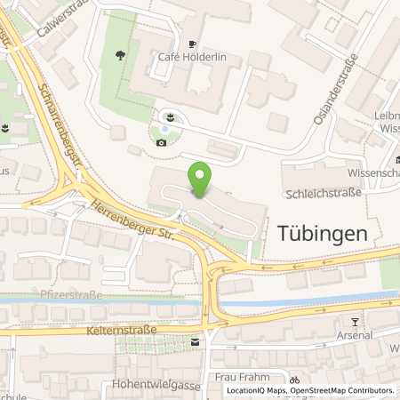 Standortübersicht der Strom (Elektro) Tankstelle: Stadtwerke Tübingen GmbH in 72072, Tbingen