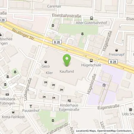 Standortübersicht der Tankstelle Kaufland Dienstleistung GmbH & Co. KG in 72072 Tübingen