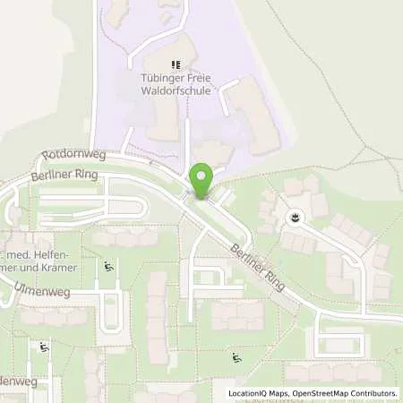 Standortübersicht der Tankstelle Stadtwerke Tübingen GmbH in 72076 Tübingen