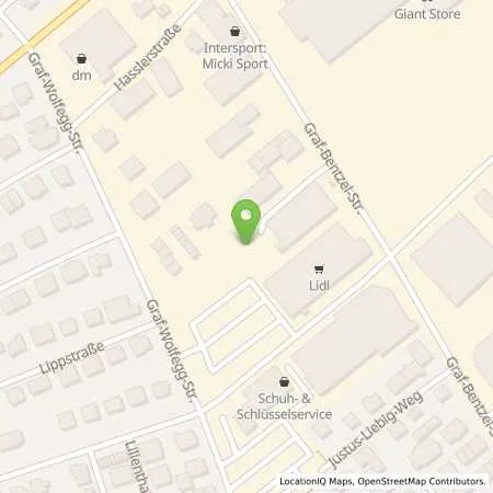 Standortübersicht der Tankstelle Lidl Dienstleistung GmbH & Co. KG in 72108 Rottenburg