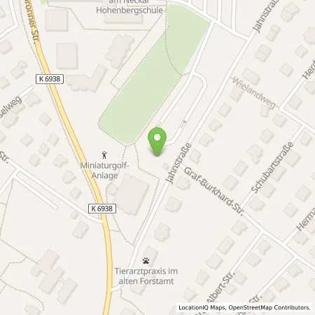 Standortübersicht der Tankstelle Stadtwerke Rottenburg am Neckar GmbH in 72108 Rottenburg am Neckar