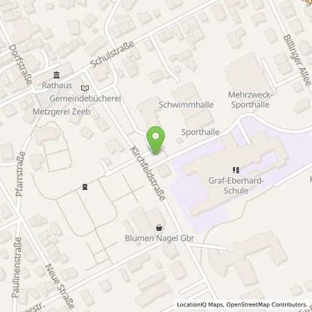 Standortübersicht der Tankstelle FairEnergie GmbH in 72138 Kirchentellinsfurt