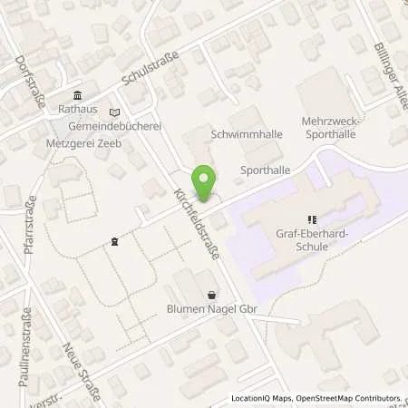 Standortübersicht der Tankstelle FairEnergie GmbH in 72138 Kirchentellinsfurt