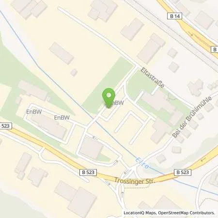 Standortübersicht der Tankstelle EnBW mobility+ AG und Co.KG in 78532 Tuttlingen