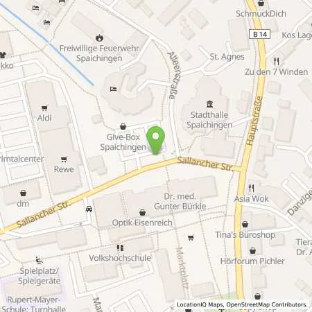 Standortübersicht der Tankstelle EnBW mobility+ AG und Co.KG in 78549 Spaichingen