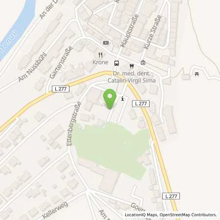 Standortübersicht der Tankstelle EnBW mobility+ AG und Co.KG in 78570 Mühlheim an der Donau