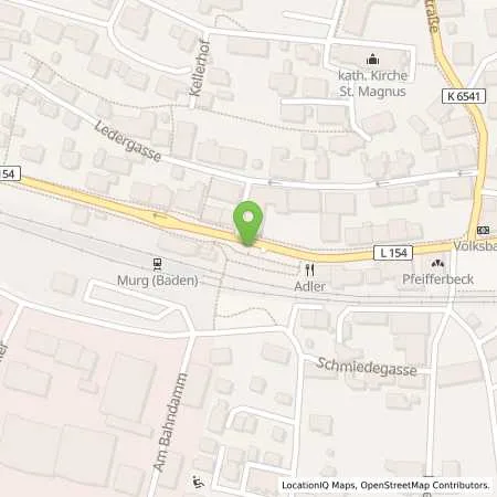 Standortübersicht der Tankstelle Energiedienst Holding AG in 79730 Murg