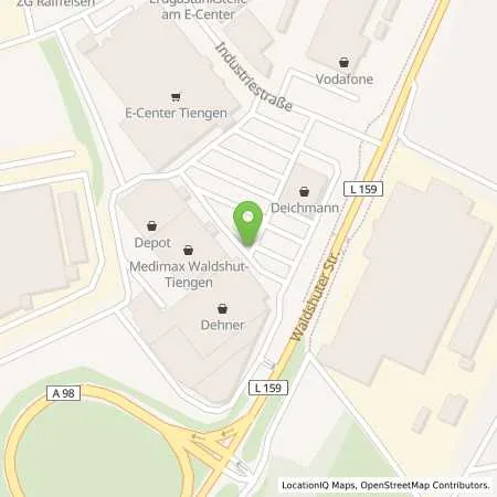 Standortübersicht der Tankstelle Stadtwerke Waldshut-Tiengen GmbH in 79761 Waldshut-Tiengen