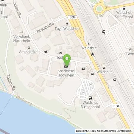 Standortübersicht der Tankstelle Energiedienst Holding AG in 79761 Waldshut-Tiengen