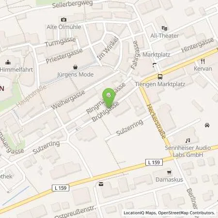 Standortübersicht der Tankstelle Energiedienst Holding AG in 79761 Waldshut-Tiengen