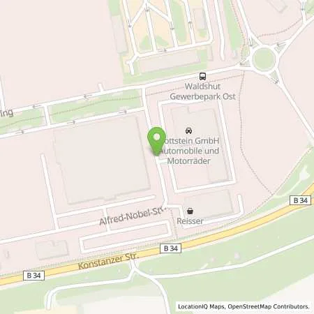 Standortübersicht der Tankstelle Gottstein GmbH Automobile + Motorräder in 79761 Waldshut-Tiengen