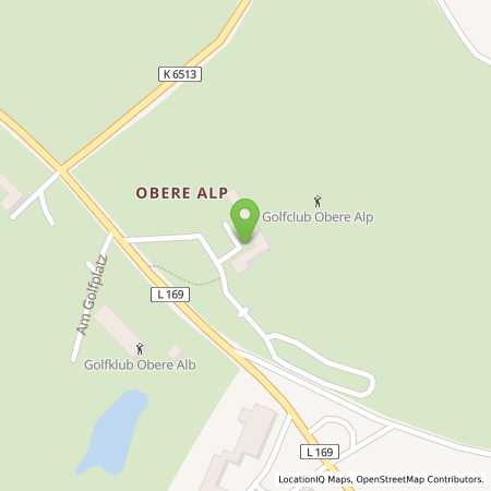 Standortübersicht der Strom (Elektro) Tankstelle: Golfclub Obere Alp e.v. in 79780, Sthlingen