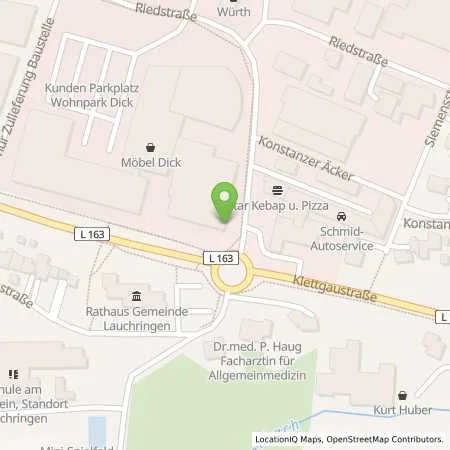 Standortübersicht der Tankstelle Energiedienst Holding AG in 79787 Lauchringen