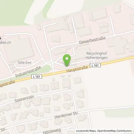 Standortübersicht der Tankstelle Energieversorgung Klettgau-Rheintal GmbH & Co. KG in 79801 Hohentengen