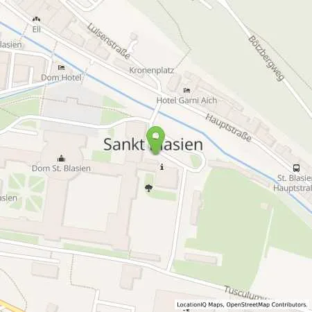 Standortübersicht der Tankstelle Energiedienst Holding AG in 79837 Sankt Blasien