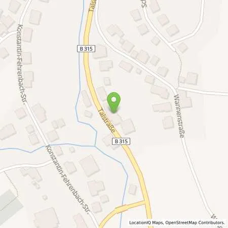 Standortübersicht der Tankstelle Energiedienst Holding AG in 79848 Bonndorf im Schwarzwald