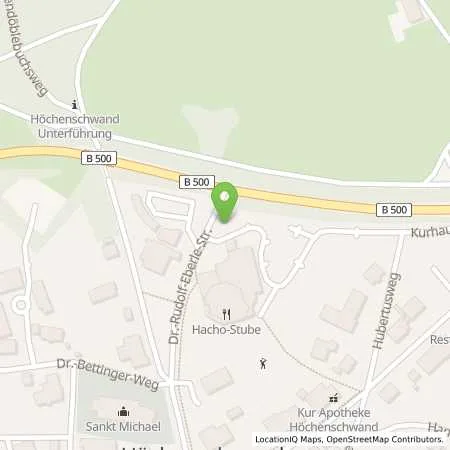 Standortübersicht der Tankstelle Energiedienst Holding AG in 79862 Höchenschwand