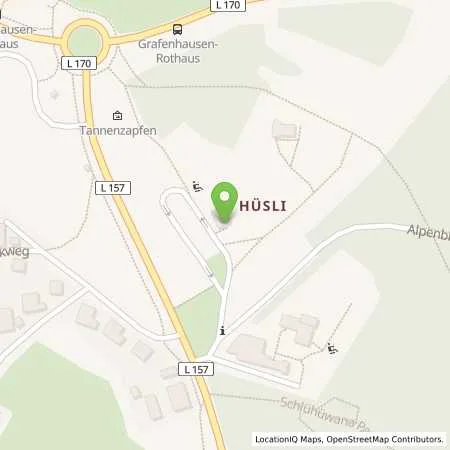 Standortübersicht der Tankstelle Energiedienst Holding AG in 79865 Grafenhausen