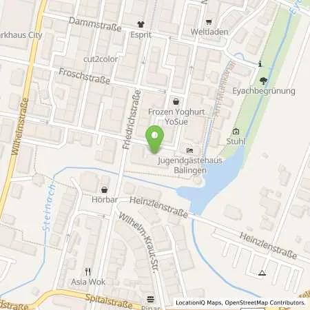 Standortübersicht der Tankstelle EWE Go GmbH in 72336 Balingen