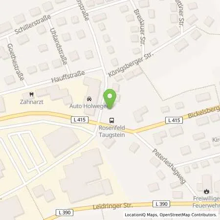 Standortübersicht der Tankstelle auto holweger GmbH & Co. KG in 72348 Rosenfeld
