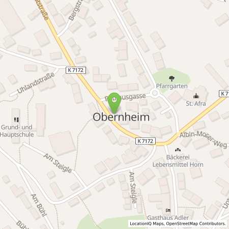 Standortübersicht der Strom (Elektro) Tankstelle: EnBW mobility+ AG und Co.KG in 72364, Obernheim