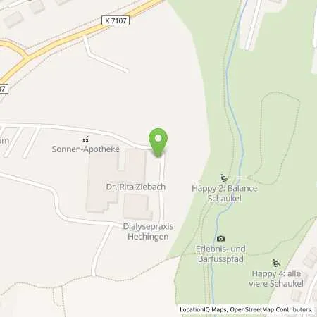 Standortübersicht der Tankstelle EnBW mobility+ AG und Co.KG in 72378 Hechingen