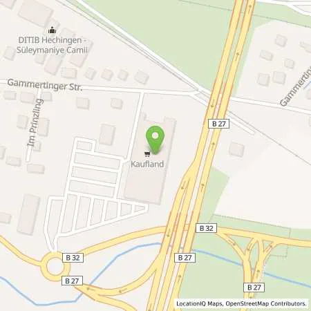Standortübersicht der Tankstelle Kaufland Dienstleistung GmbH & Co. KG in 72379 Hechingen