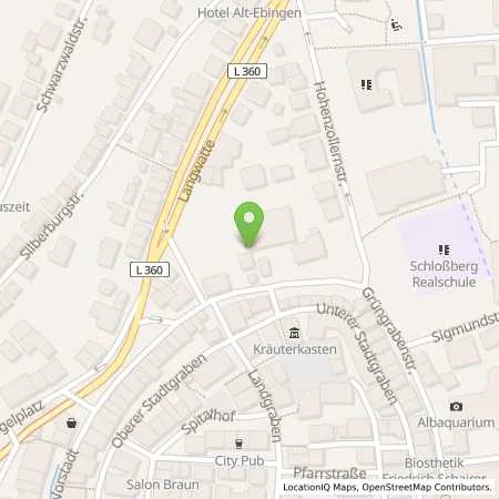 Standortübersicht der Tankstelle Albstadtwerke GmbH in 72458 Albstadt