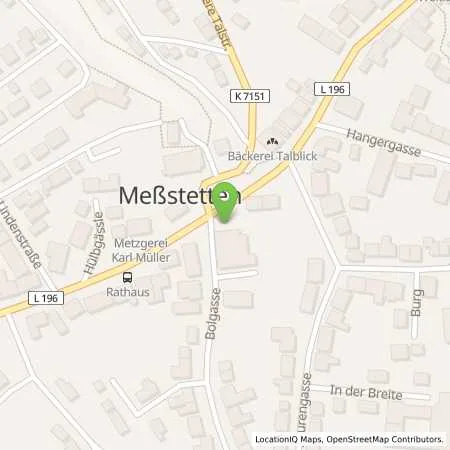 Standortübersicht der Tankstelle EnBW mobility+ AG und Co.KG in 72469 Meßstetten