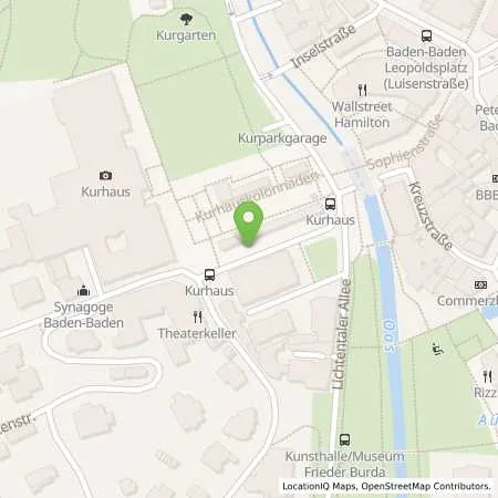 Standortübersicht der Tankstelle Stadtwerke Baden-Baden in 76530 Baden-Baden