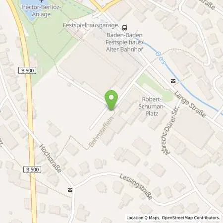 Standortübersicht der Tankstelle Stadtwerke Baden-Baden in 76532 Baden-Baden