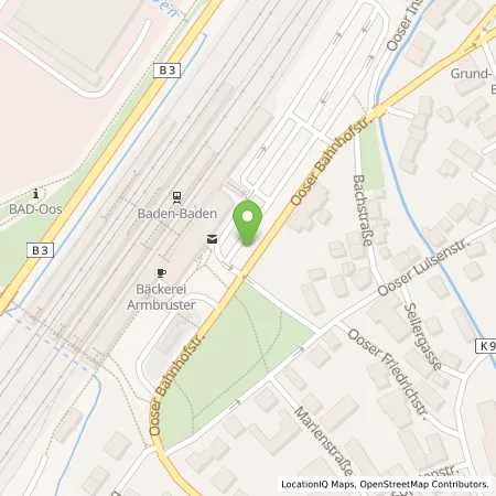 Standortübersicht der Tankstelle Stadtwerke Baden-Baden in 76532 Baden-Baden