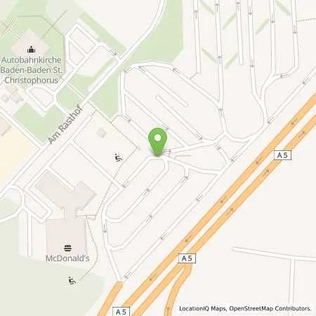 Standortübersicht der Tankstelle Charge-ON in 76532 Baden-Baden