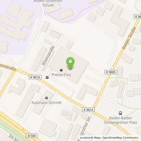 Standortübersicht der Tankstelle Kaufland Dienstleistung GmbH & Co. KG in 76532 Baden-Baden