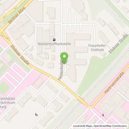 Standortübersicht der Tankstelle Fraunhofer-Gesellschaft zur Förderung der angewandten Forschung e. V. in 79110 Freiburg im Breisgau