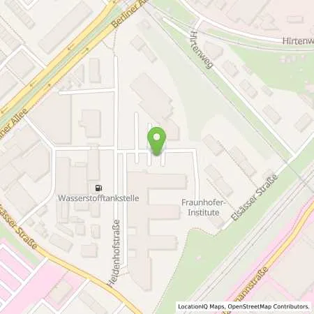Standortübersicht der Tankstelle Fraunhofer-Gesellschaft zur Förderung der angewandten Forschung e. V. in 79110 Freiburg im Breisgau
