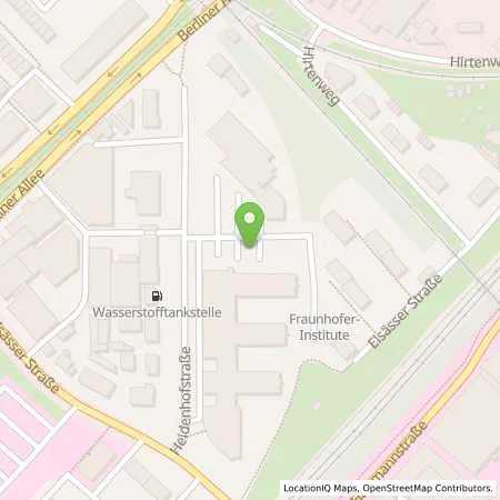 Standortübersicht der Tankstelle Fraunhofer-Gesellschaft zur Förderung der angewandten Forschung e. V. in 79110 Freiburg im Breisgau