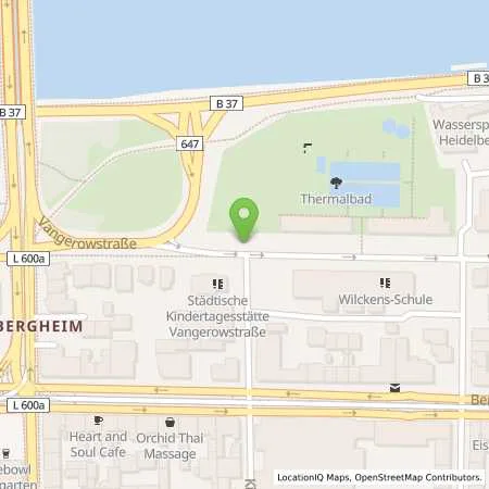 Standortübersicht der Tankstelle Stadtwerke Heidelberg Energie GmbH in 69115 Heidelberg