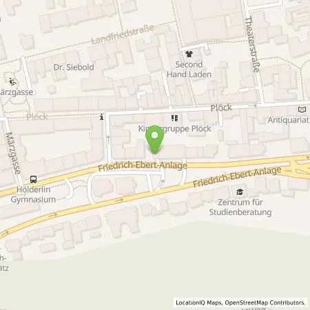 Standortübersicht der Tankstelle APCOA PARKING Deutschland GmbH in 69117 Heidelberg