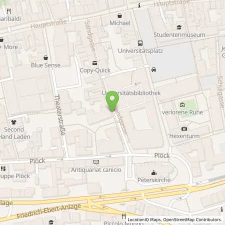 Standortübersicht der Tankstelle APCOA PARKING Deutschland GmbH in 69117 Heidelberg