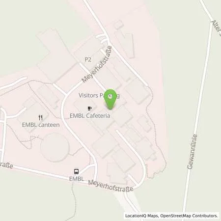 Standortübersicht der Tankstelle EMBL Heidelberg in 69117 Heidelberg