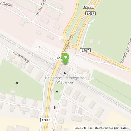 Standortübersicht der Tankstelle HEG Heidelberger Energiegenossenschaft eG in 69123 Heidelberg