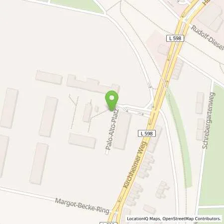 Standortübersicht der Tankstelle Stadtwerke Heidelberg Energie GmbH in 69124 Heidelberg