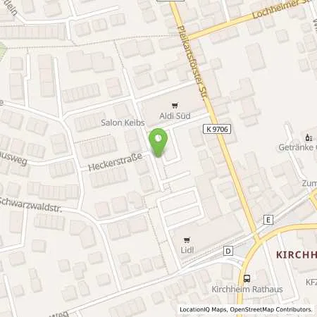 Standortübersicht der Tankstelle ALDI SÜD in 69124 Heidelberg