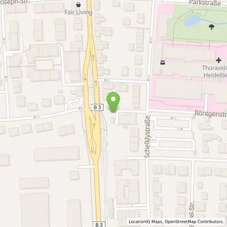 Standortübersicht der Tankstelle Comfortcharge GmbH in 69126 Heidelberg