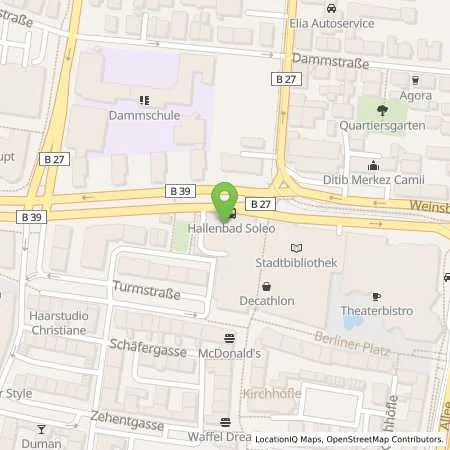 Standortübersicht der Tankstelle Charge-ON in 74072 Heilbronn